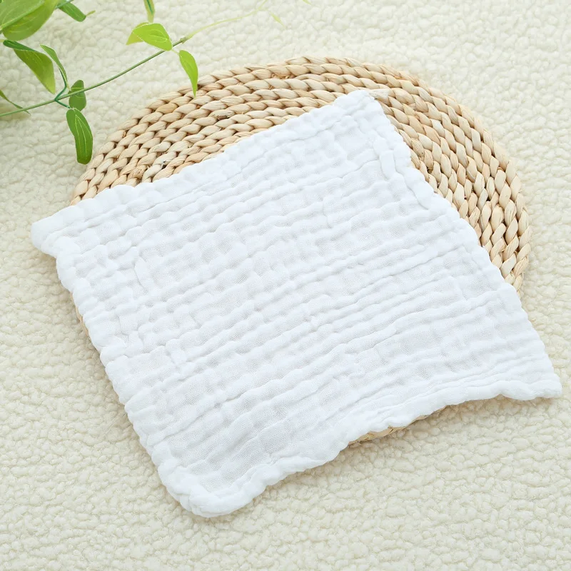 Bath Towels 10 Pack Of Reusable Soft Absorbent Cotton Baby Face Towel for Baby's Delicate Skin White | Мать и ребенок