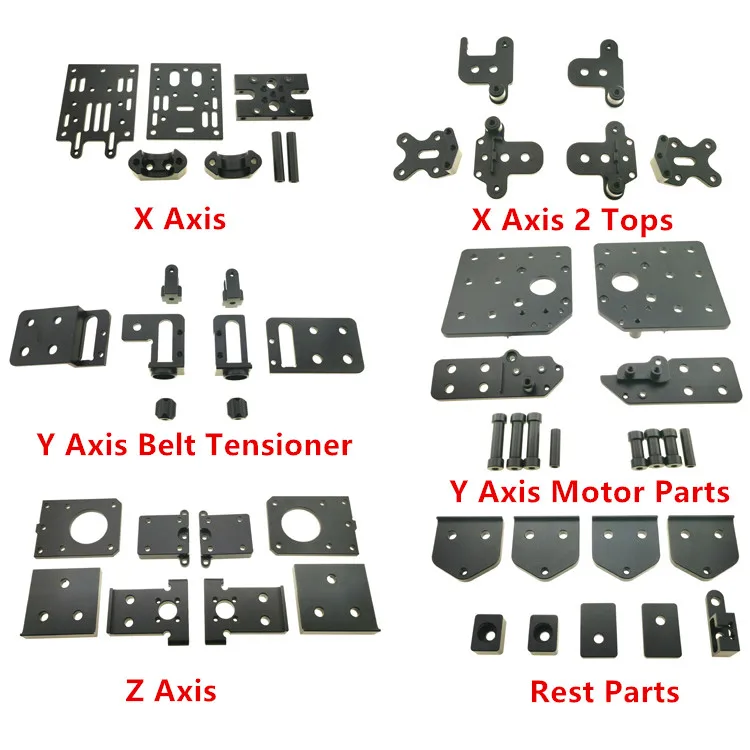 Upgrading T8 Thread Rod BLV MGN Cube 3d Printer All metal Upgrade Kit  BLV CNC Aluminum Alloy Metal Mount Bracket