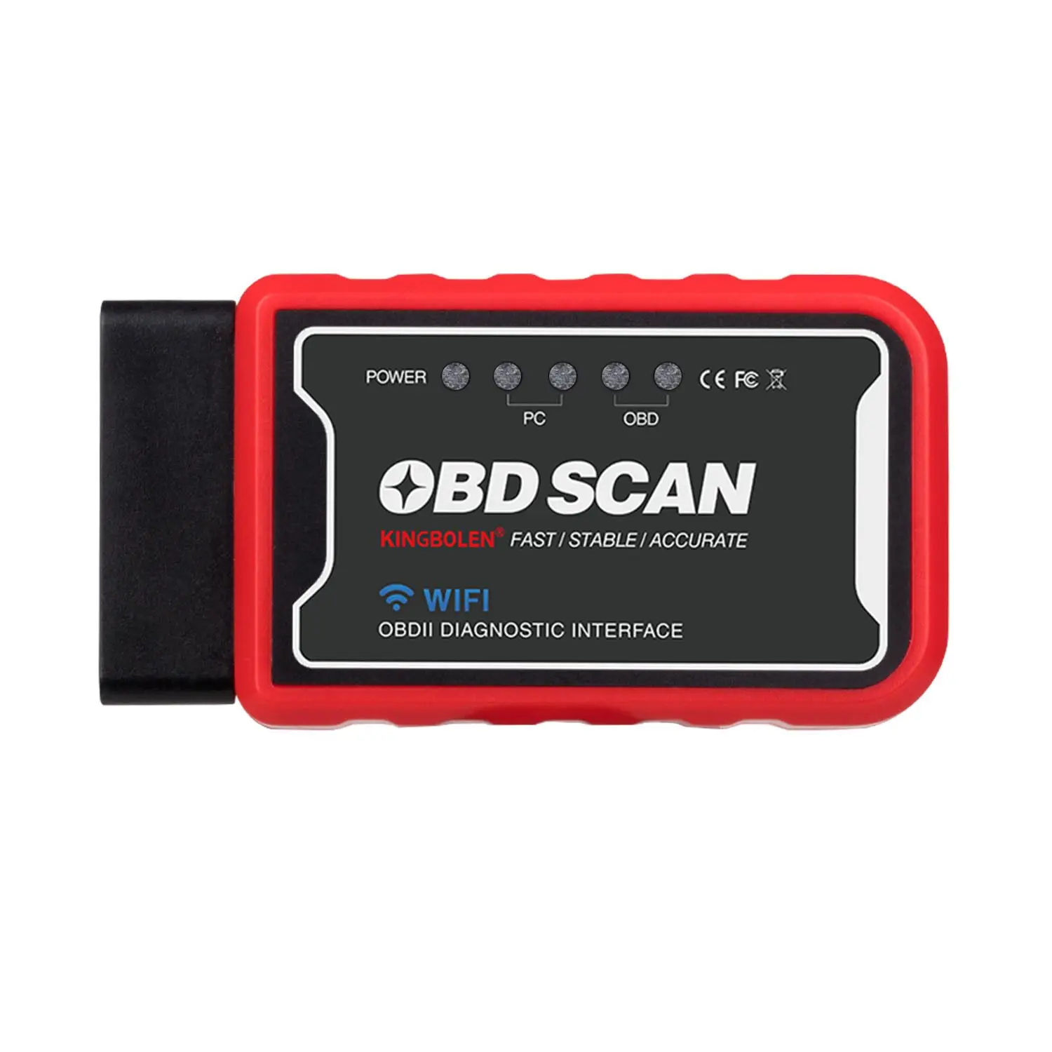 High quality OBD II ELM327 V1.5 SCAN car fault diagnosis for Android & Apple iOS PIC25K80 chip OBD2 ELM 327 tester free ship