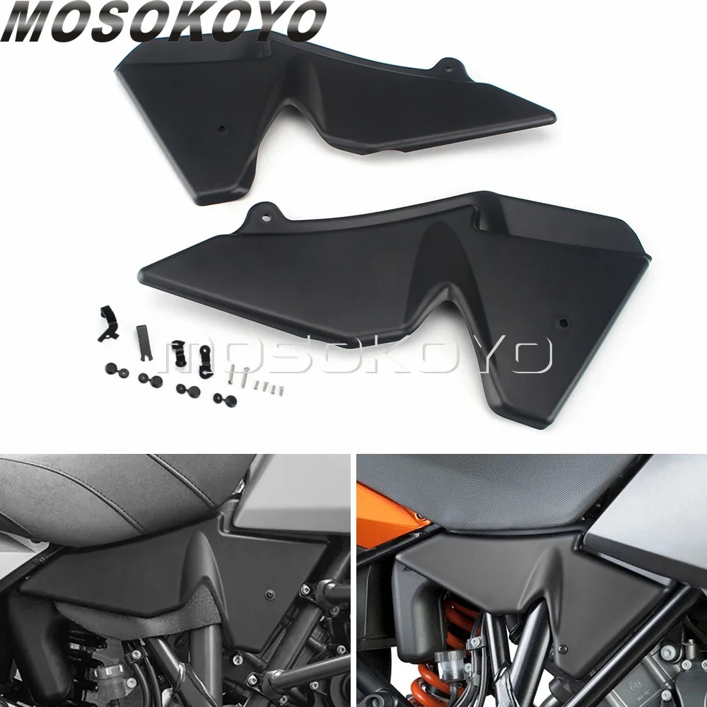 

For 1050 1190 1290 Adventure R S T ADV Motorcycle Body Protecetor Radiator Side Panels Fairing Cover Guard ABS Plastic 2013-2019