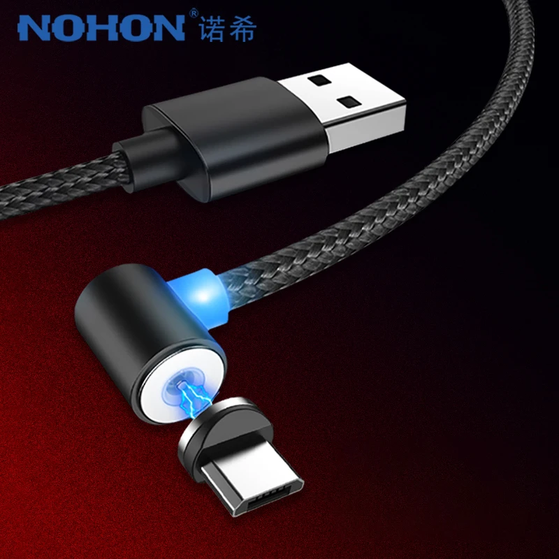 Магнитный usb кабель NOHON для Samsung Galaxy S7 S6 Edge Huawei Xiaomi 4 Android зарядный шнур телефона 2