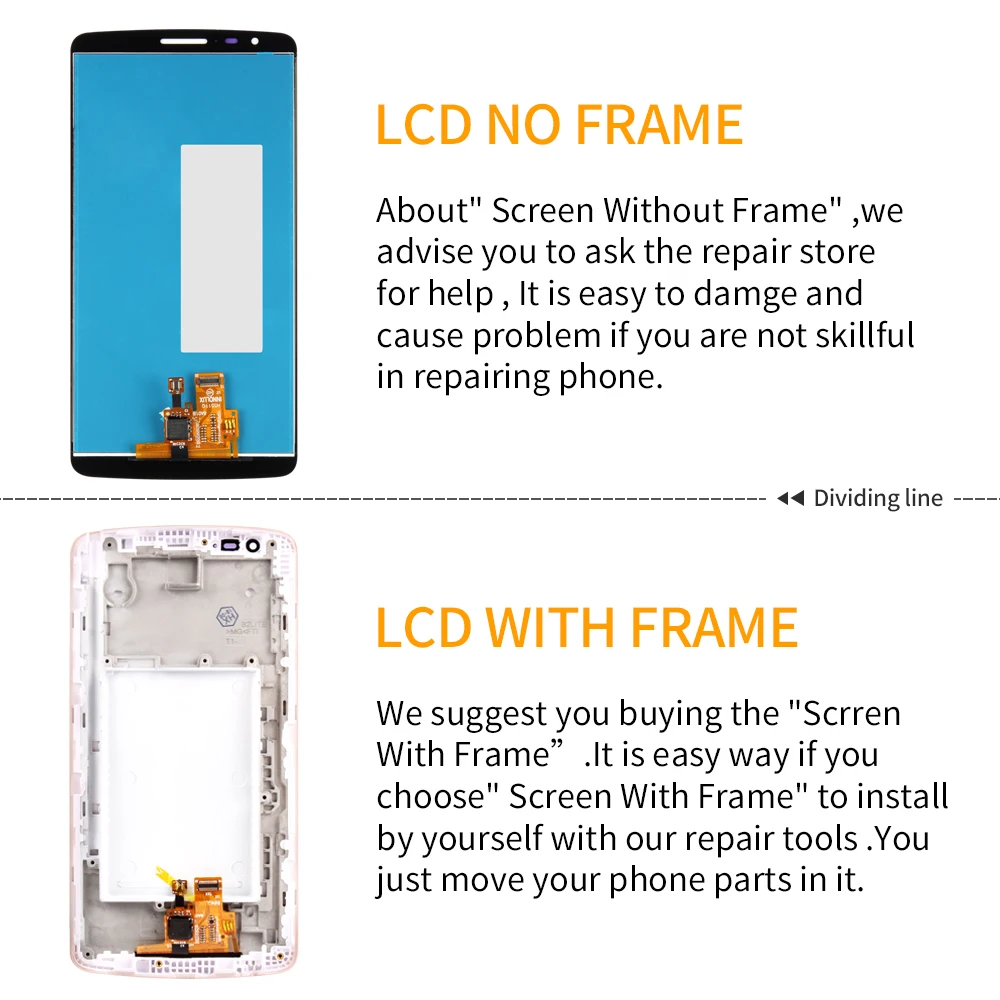 ЖК-дисплей для LG G3 Stylus сенсорный экран матричный преобразователь сенсорное