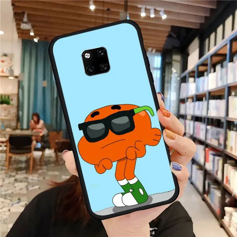 

cartoon Amazing Gumball world Phone Case For Huawei Mate 9 10 20 Pro lite 20x nova 3e P10 plus P20 Pro Honor10 lite COVER FUNDA