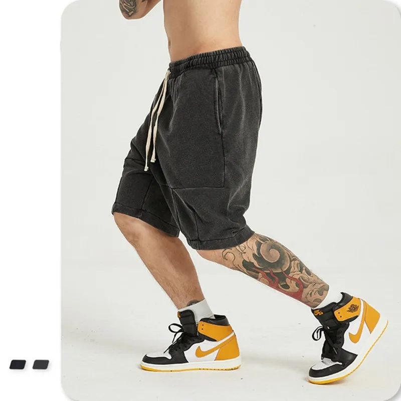 

Шорты новые летние повседневные мужские модные стильные тяжелые Промышленные потертые шорты Harlan мужские шорты Бермуды пляжные шорты