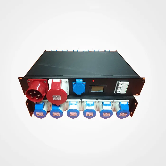

2U Rack box pack power distribution box for pro audio