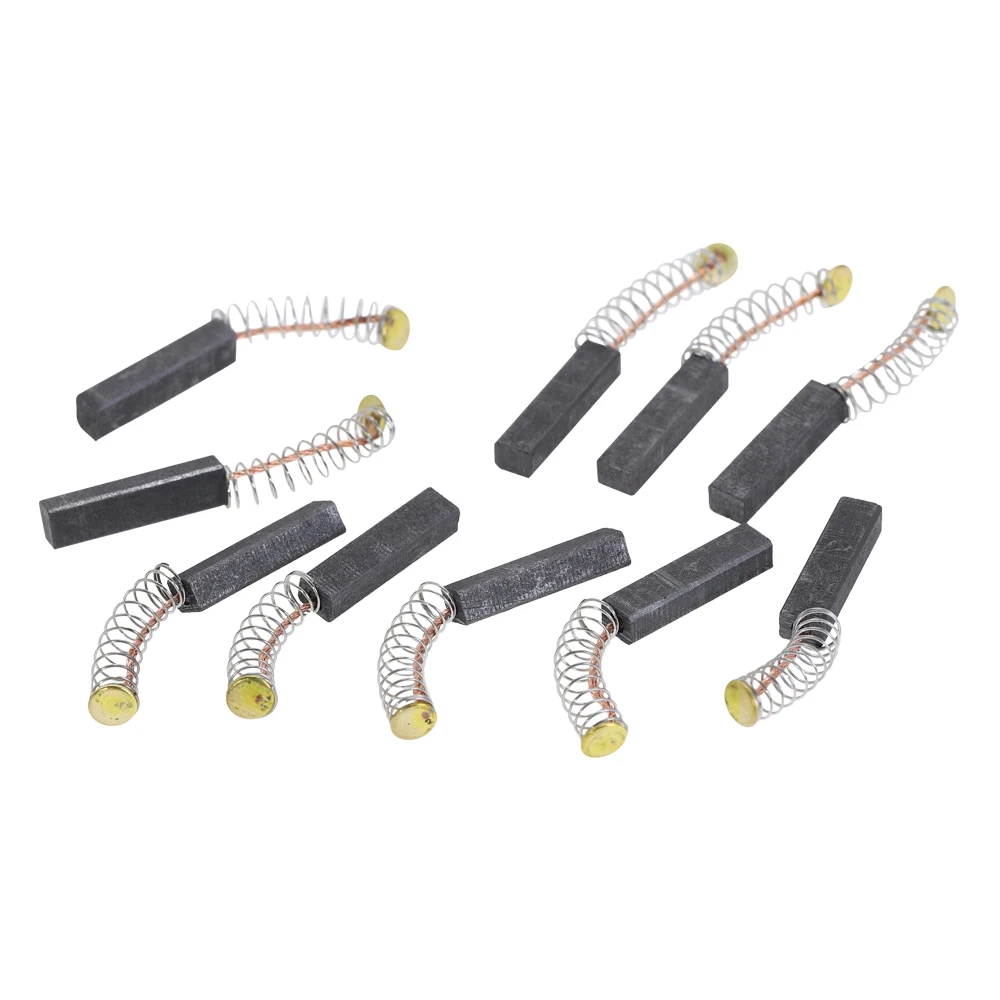 

10pcs Drill Electric Grinder Replacement 5x8x13mm Carbon Brushes Mini Spare Parts Brush for Electric Motors Rotary Tool