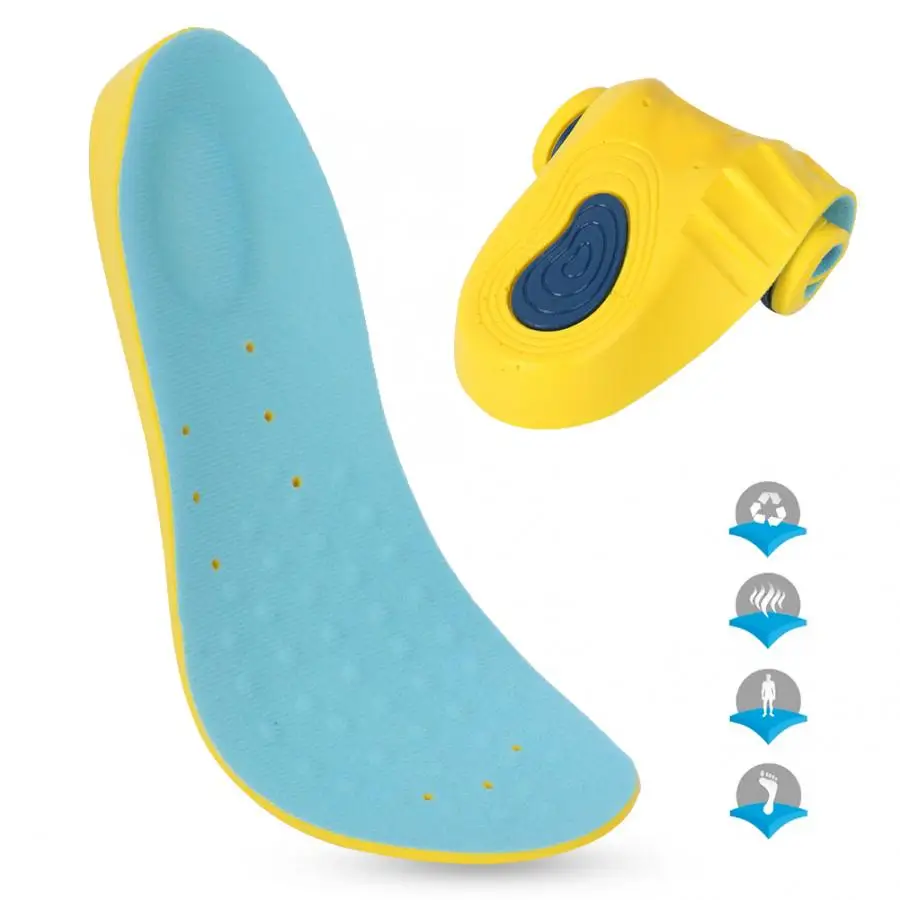 Уличные спортивные детские эластичные стельки для обуви дышащие ударные