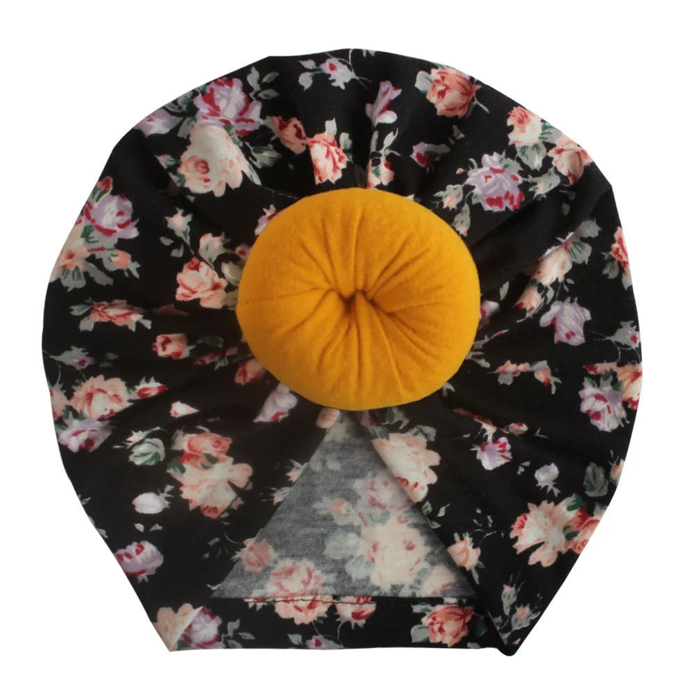 2019 детская хлопковая Шапка бини для новорожденных девочек зимние шапки в стиле