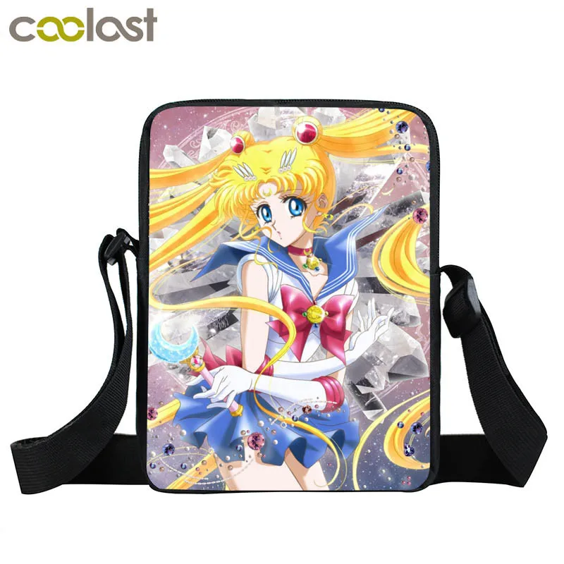 xkbmsn02 Аниме Сейлор Мун сумка-мессенджер SailorMoon Кристалл девушки мини-сумка на плечо женские сумки на каждый день Детские Школьные сумки Дети крест книжная сумка - Цвет: xkbmsn02
