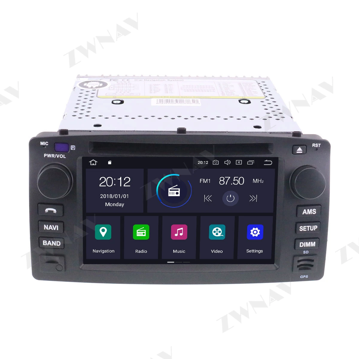 Автомагнитола Carplay 6 + 128G Android 11 для Toyota Corolla EX 2001-2006 GPS мультимедиа аудио стерео