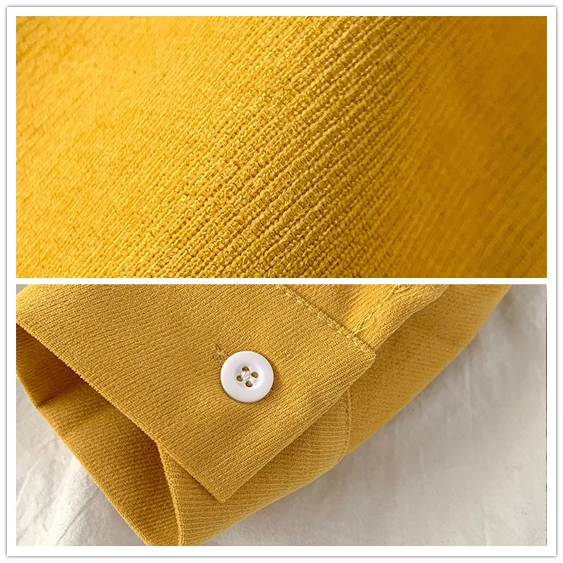 

Loose solid Women's basic shirts casual oversize long sleeve Office Work Tops And Blouses Spring Autumn Female OL Shirt Tops