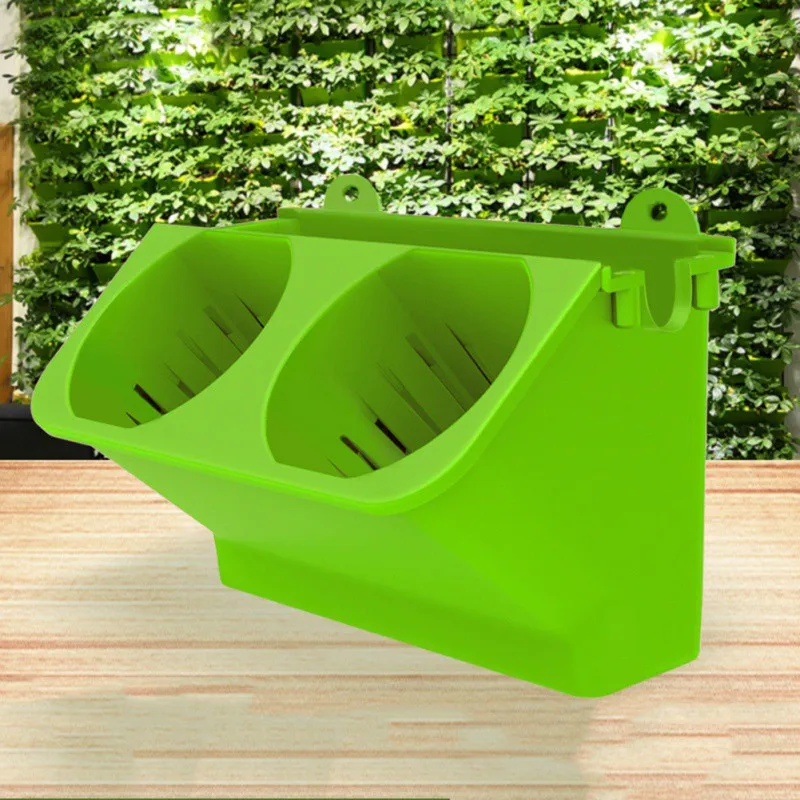 

Plant Wall Flower Pot Vase Indoor Outdoor Vertical Wall Mounted Hanging Pot Balcony Garden Patio Planter Home Decor