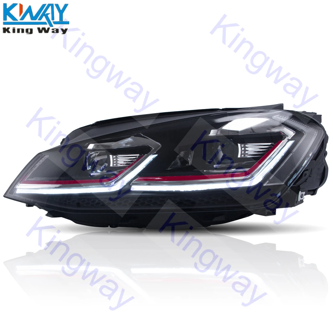 Бесплатная доставка фары для проектора King-Way со светодиодный светкой 2015-2017 MK7