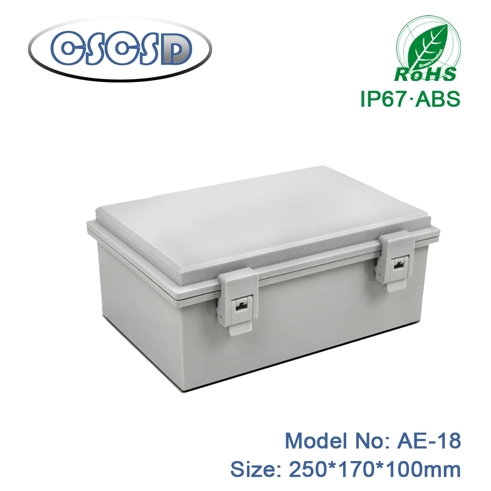 

250*170*100 мм DIY Pcb Box 2-дюймовые пластиковые корпуса Abs для электроники