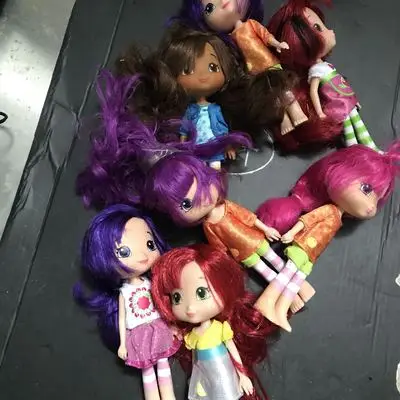 10 см оригинальная редкая коллекция макияж клубника короткая кукла голова