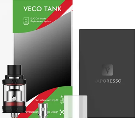 Vaporesso VECO Plus Бак 4 мл и VECO бак 2 мл Топ заправка распылитель EUC катушка бак для Vape комплект 510 нить Swag Revenger люкс