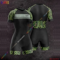 macaquinho womens ciclista overalls camouflage green triathlon free shipping professional little monkey summer short bike suit