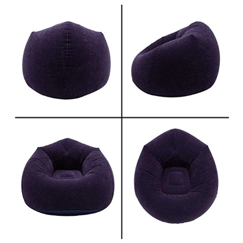 

2colors Large Lazy Inflatable Sofa Chairs PVC Comfortable Dropshipping Wholesale Durable Outdoor Furniture Camping Backpacking