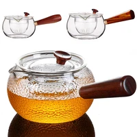 500350ml heat resistant glass teapot tea infuser tea pot kung fu puer tea set puer kettle gas stove teapot teaware