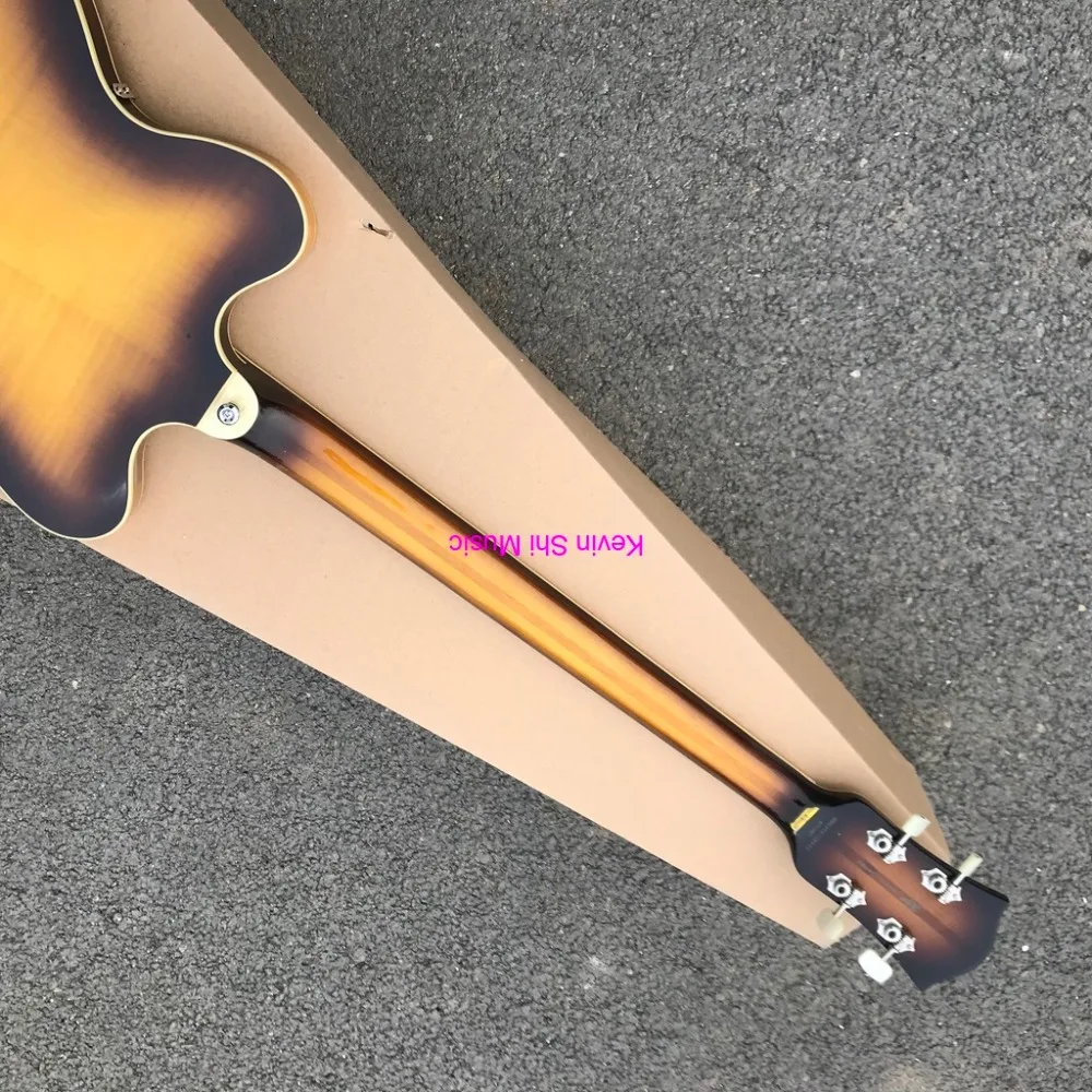 Тонкое тело Hofner bass htc-500/7-SB штапельное-топ Tonabnehmer Германия импортное оборудование тонкая линия Hofner htc 500/7 электрический бас