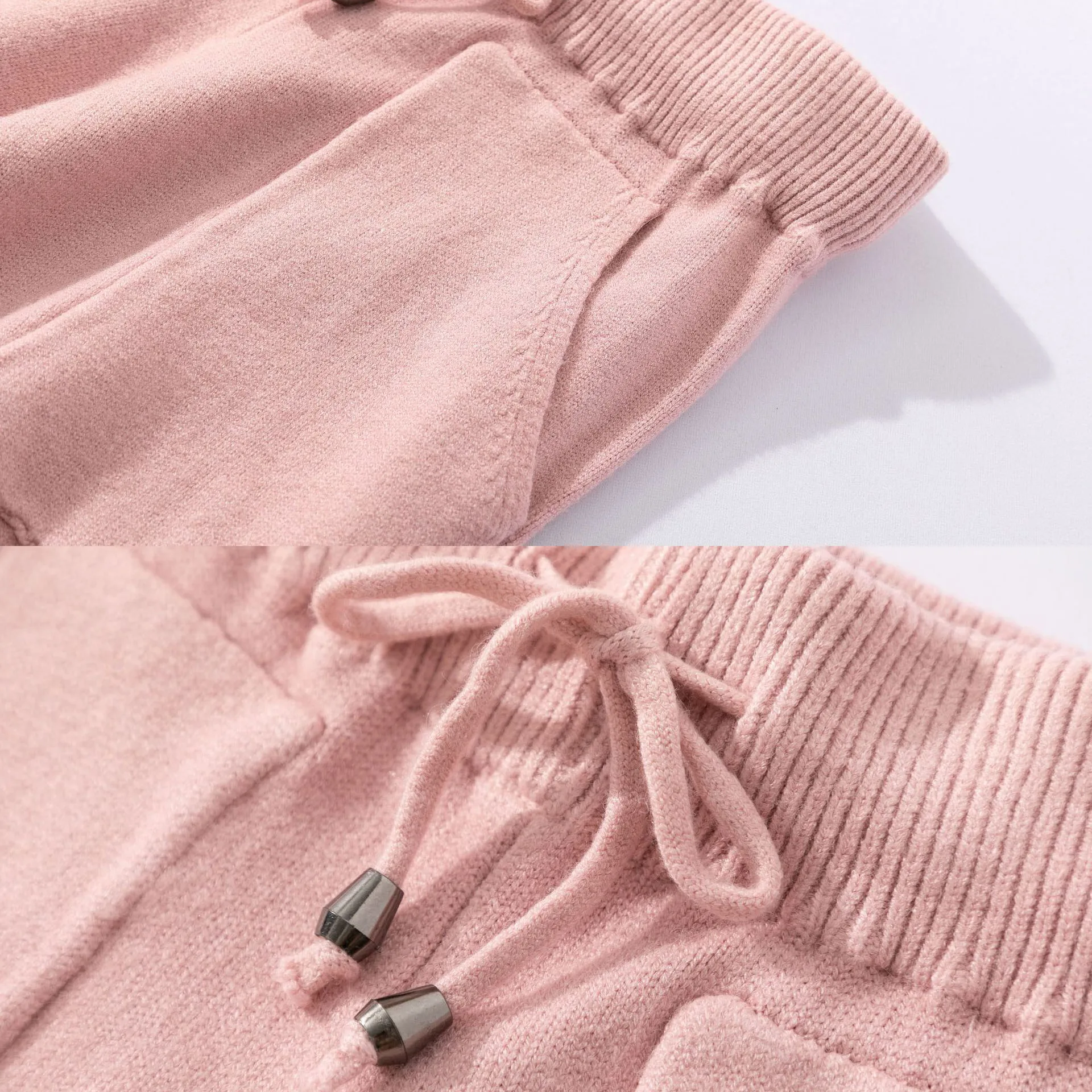 

2021 Sweet Memory Women Knitted Suit 2 Piece Sweater + Pants Set Casual High Collar Thicken Sexy Knit Sweater Sets