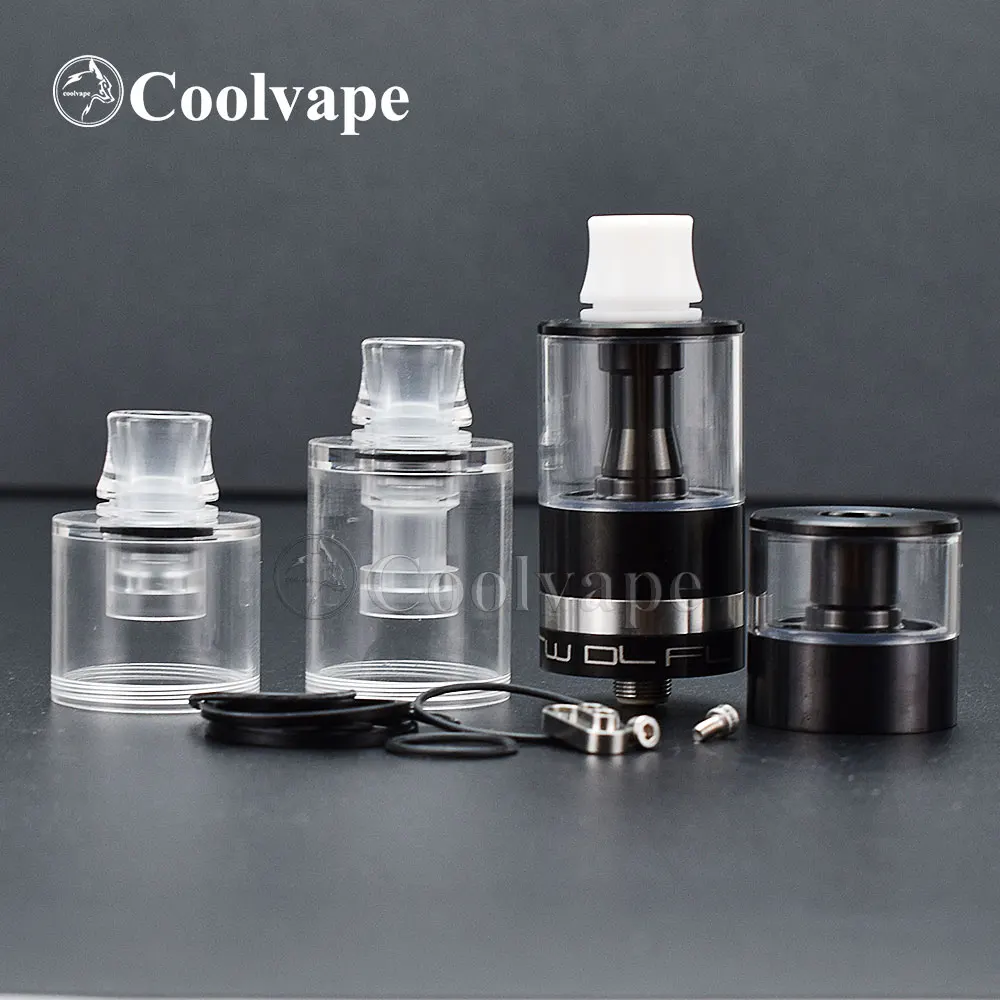 Dvarw DL FL RTA 24 мм одинарные катушки rta SteamTuners bellcap нижний наполнитель 3 5 мл/6 мл 316ss