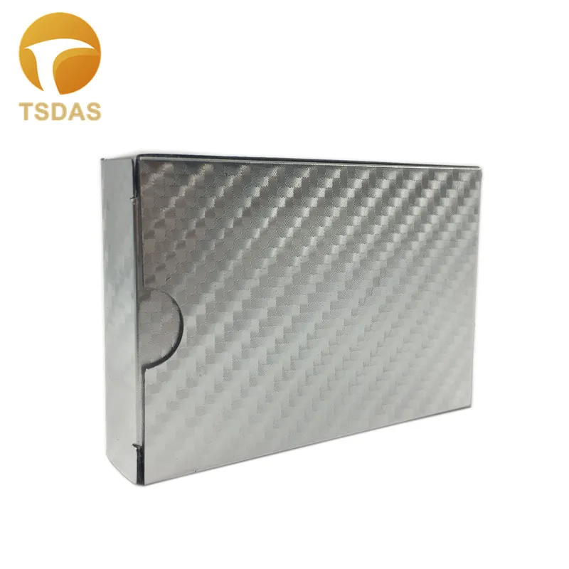 Мозаичные серебряные покерные карты с 52 игральными картами и 2 серебряным