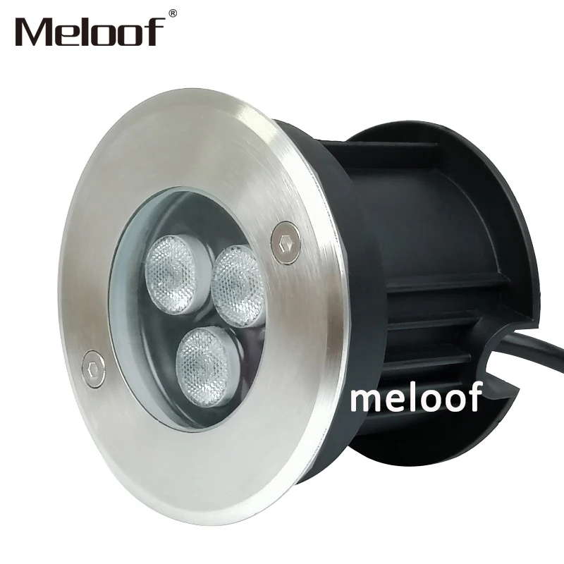 Водонепроницаемый светодиодный подземный светильник IP68 3 Вт 5 85 265 в|Светодиодные