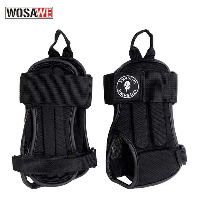 WOSAWE 1 Pair Motorcycles Adjustable Guard Wrist and Palm Protection Support Brace Pads EVA Skating Hand Shockproof Wristbands | Автомобили