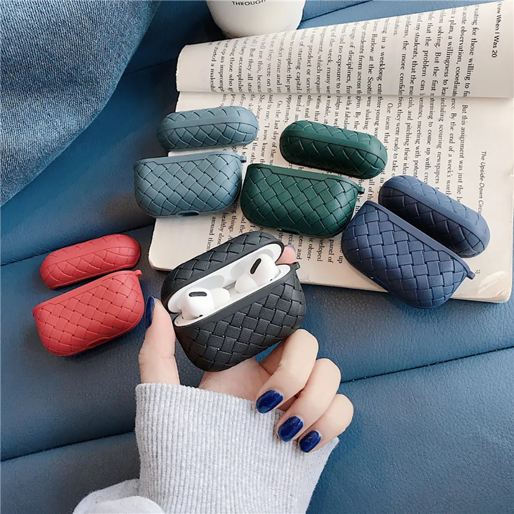 

Breathable Leather Case for Apple Airpods Pro 3 Bluetooth Wireless Earphone Soft TPU Cover For Air pods 1 2 3 Charging Box Bags
