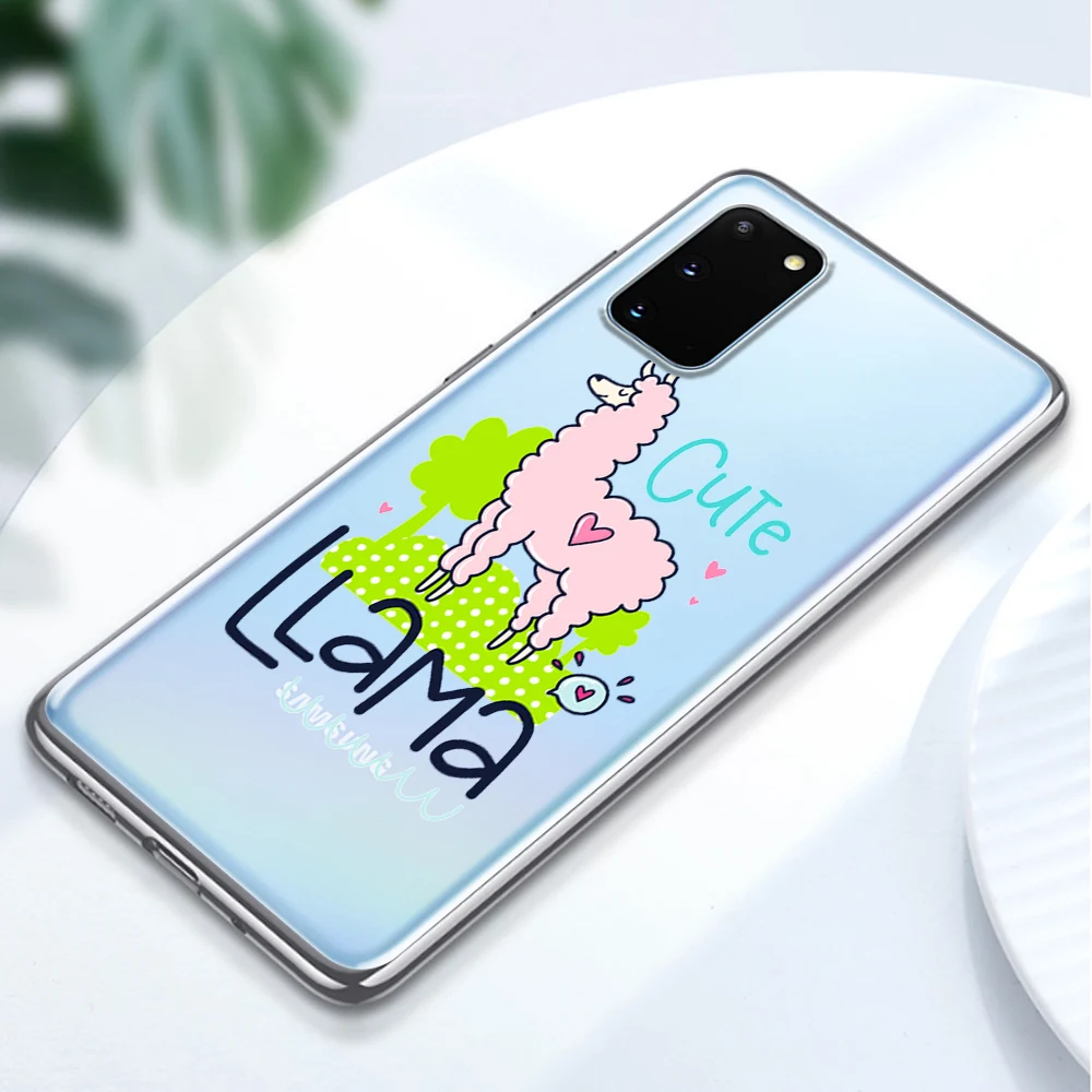 

Alpaca Case for Samsung Galaxy S21 S10 S9 S8 S20 Plus Ultra S10e A51 A50 A71 A70 A20E A21S A41 NOTE 20 10 9 8 Plus Soft TPU Back