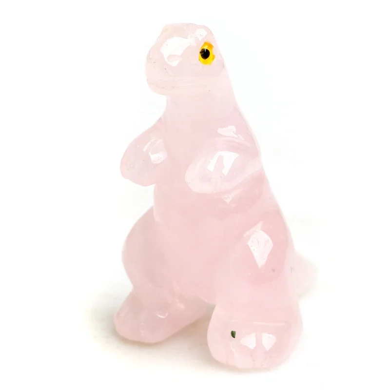 

Фигурки животных из Натурального Розового Кварца, высота 2,36 дюйма