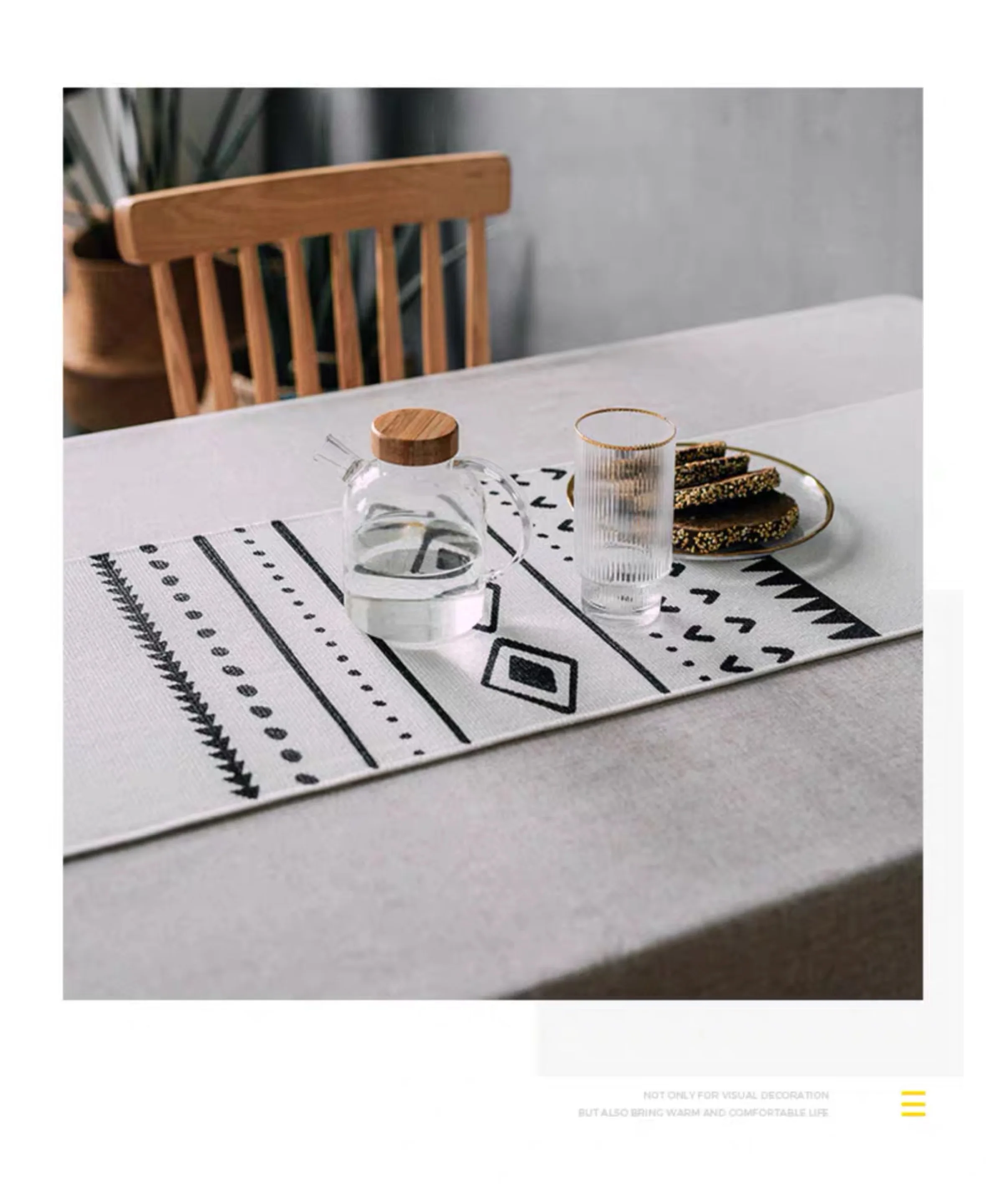 Настольная дорожка хлопок и лен Цветок Простой стиль скатерти комод шарфы кухня