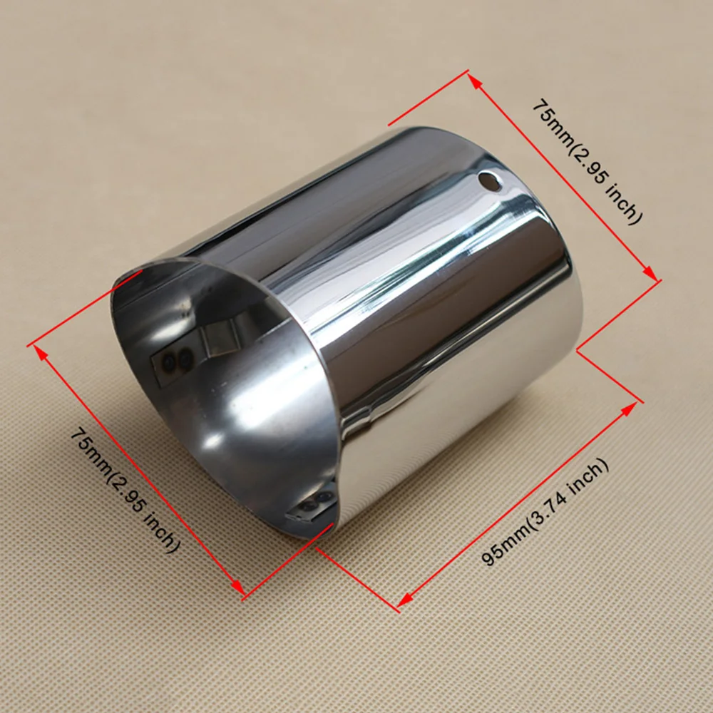 Задняя выхлопная труба из нержавеющей стали подходит для BMW 528i 530i 535d 535i F10 F18 2011 2016