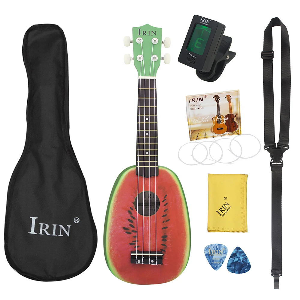 Укулеле M MBAT 21 дюйм гавайская гитара-арбуз музыкальный инструмент 4 струны липа