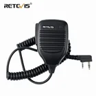 Ручной микрофон Retevis PTT MIC Tangent аксессуары для Kenwood для Baofeng UV 5R 888S Walkie Talkie H777 RT5R RT622