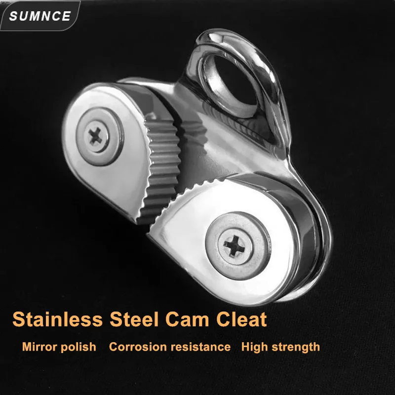 Stainless Steel Cam Cleat Boat Cam Cleats Matic Fairlead Marine Sailing Sailboat Kayak Canoe Dinghy