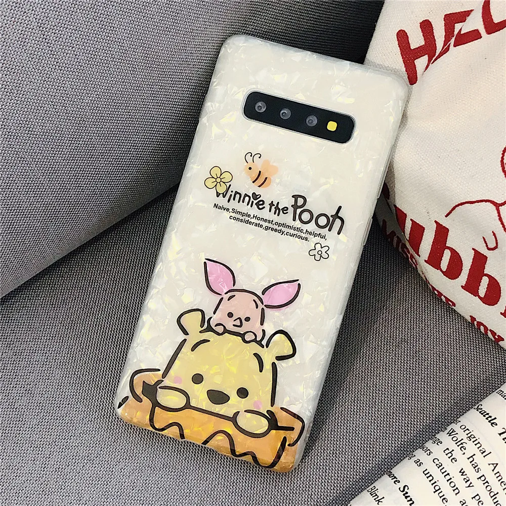 LPWZHMG ракушка мультяшный чехол для samsung Galaxy S10 мягкий TPU телефона Plus S9 S8 Note 8 9 чехол| |