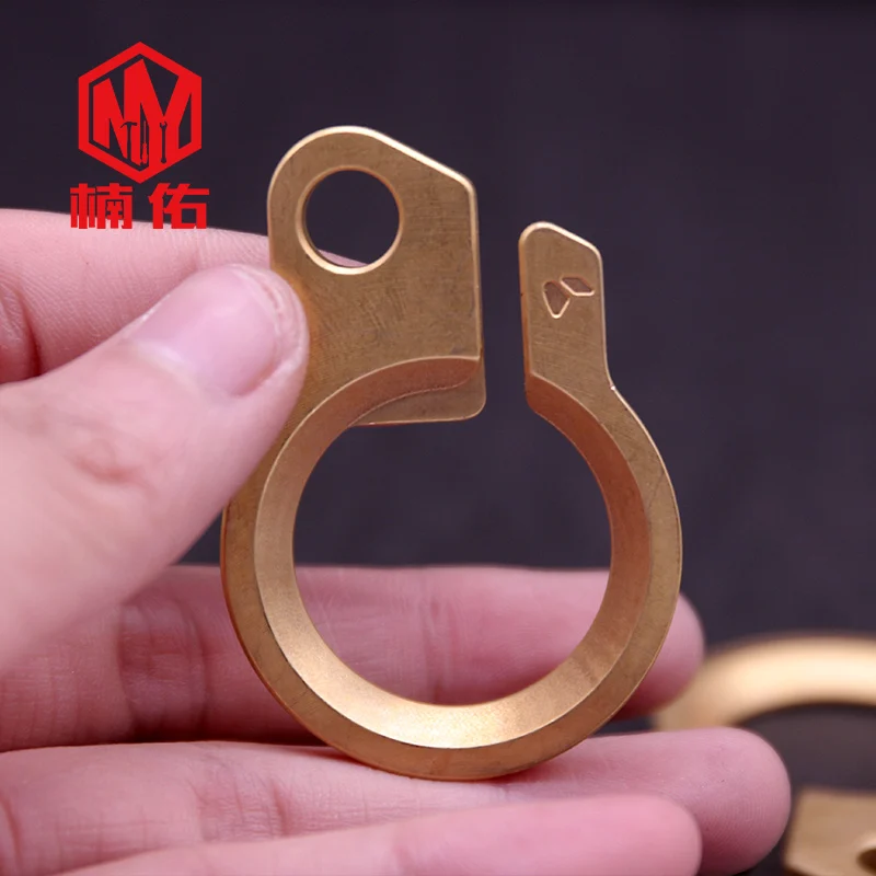 

Brass Keychain Multifunction Key Ring With Bottle Opener Car Keychain Fashion Trendy Gift