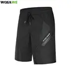 Велосипедные шорты WOSAWE для мужчин, быстросохнущие черные, горные, летние