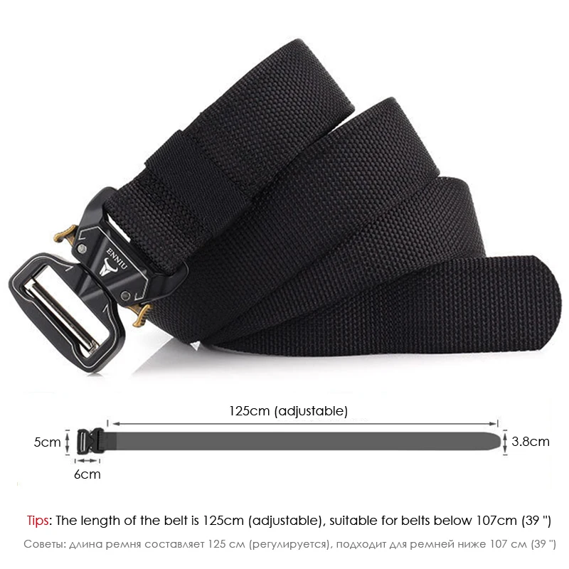 HSSEE официальными аутентичными мужские нейлоновый ремень в стиле милитари из