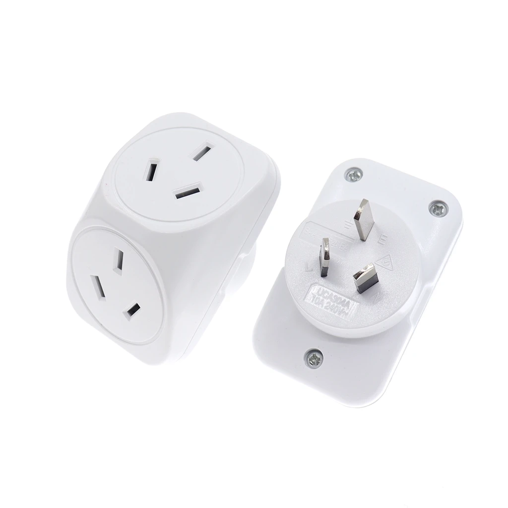 Австралийская настенная розетка с удлинителем 1 на 2 каналами стандартная