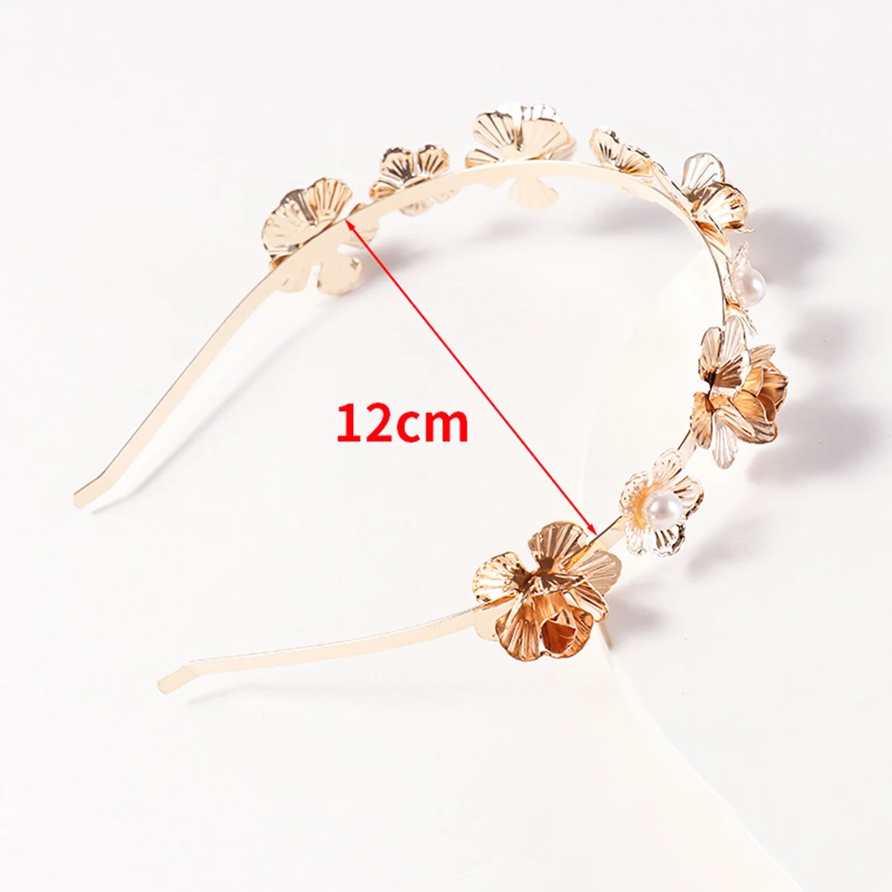 

Elegant Gold Leaf Butterfly Hair Headband Vintage Alloy Women Hairband Girls Headband Elegant Accessories Metal Hair Accessories