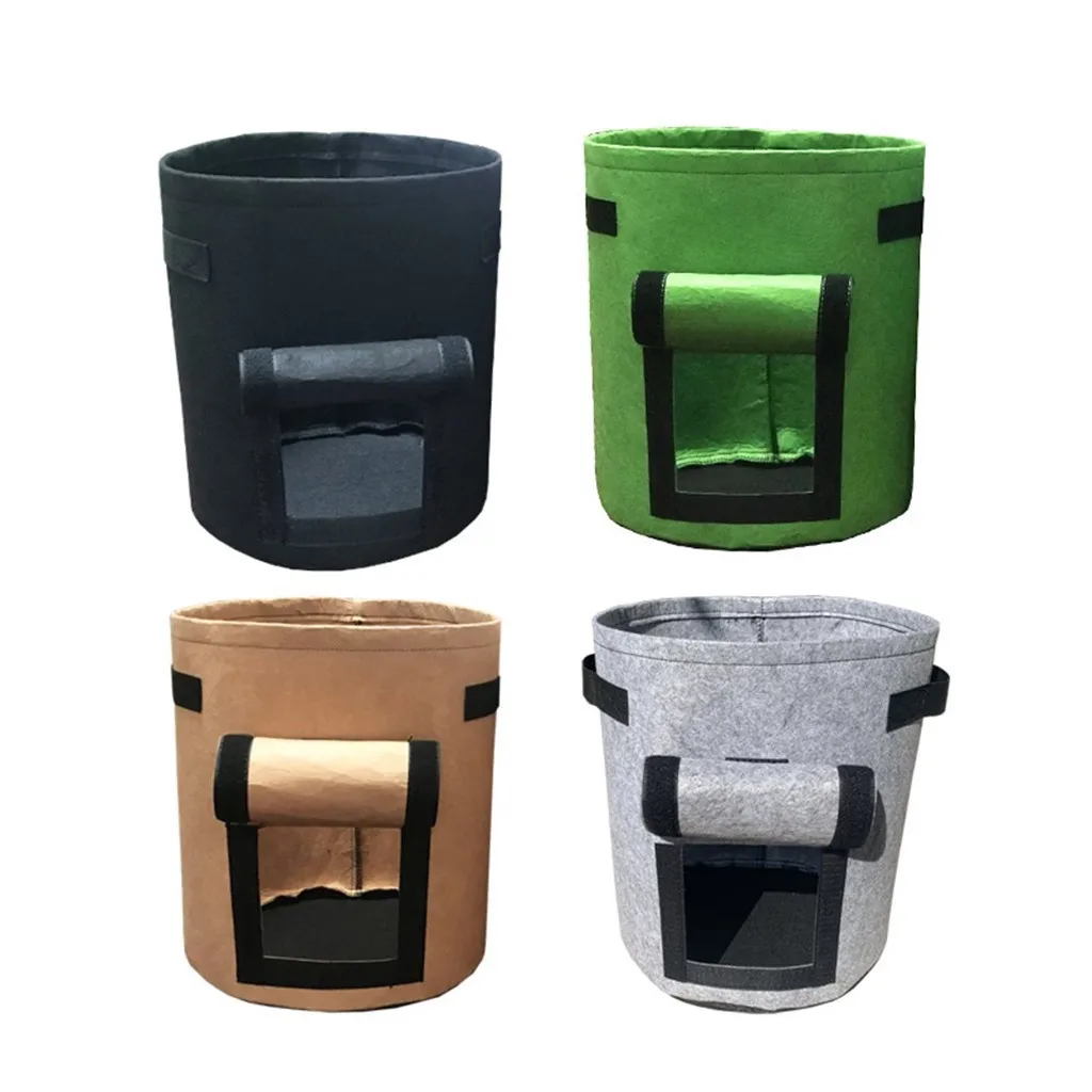 4 вида цветов мешки для растений домашний сад горшок картошки парниковых вот уже