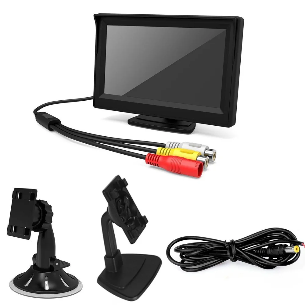 5 &quotTFT LCD Автомобильный резервный монитор заднего вида + комплект беспроводной