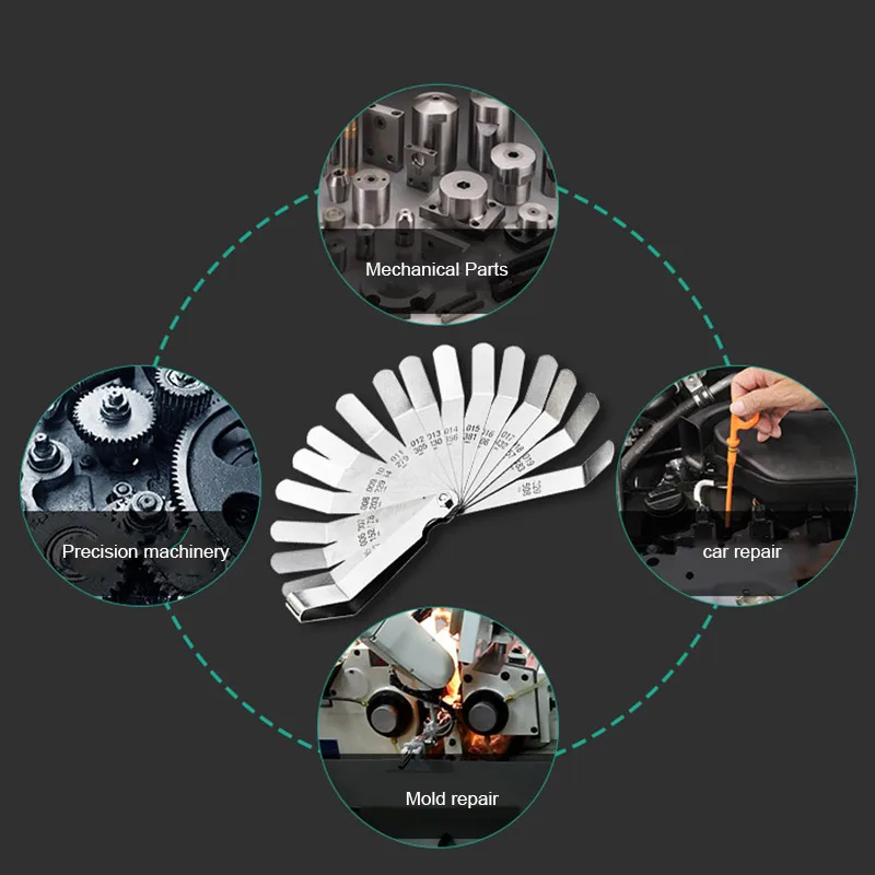 Набор щупов 16 шт. складные щупы из нержавеющей стали измерительные инструменты