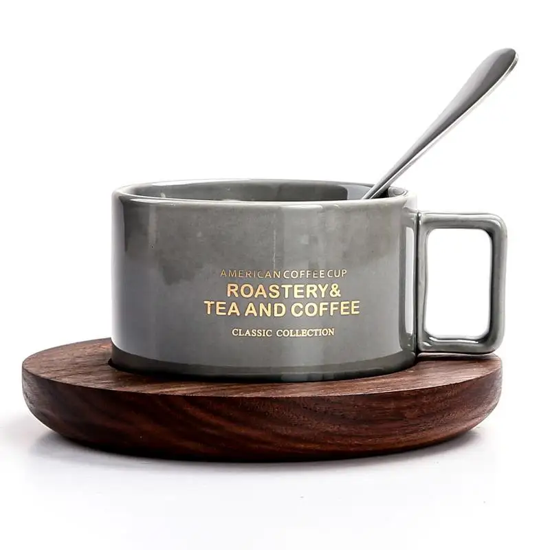 Ваджилла и кофе Tazze Colazione креативная кофейная посуда чашка забавная таза пара