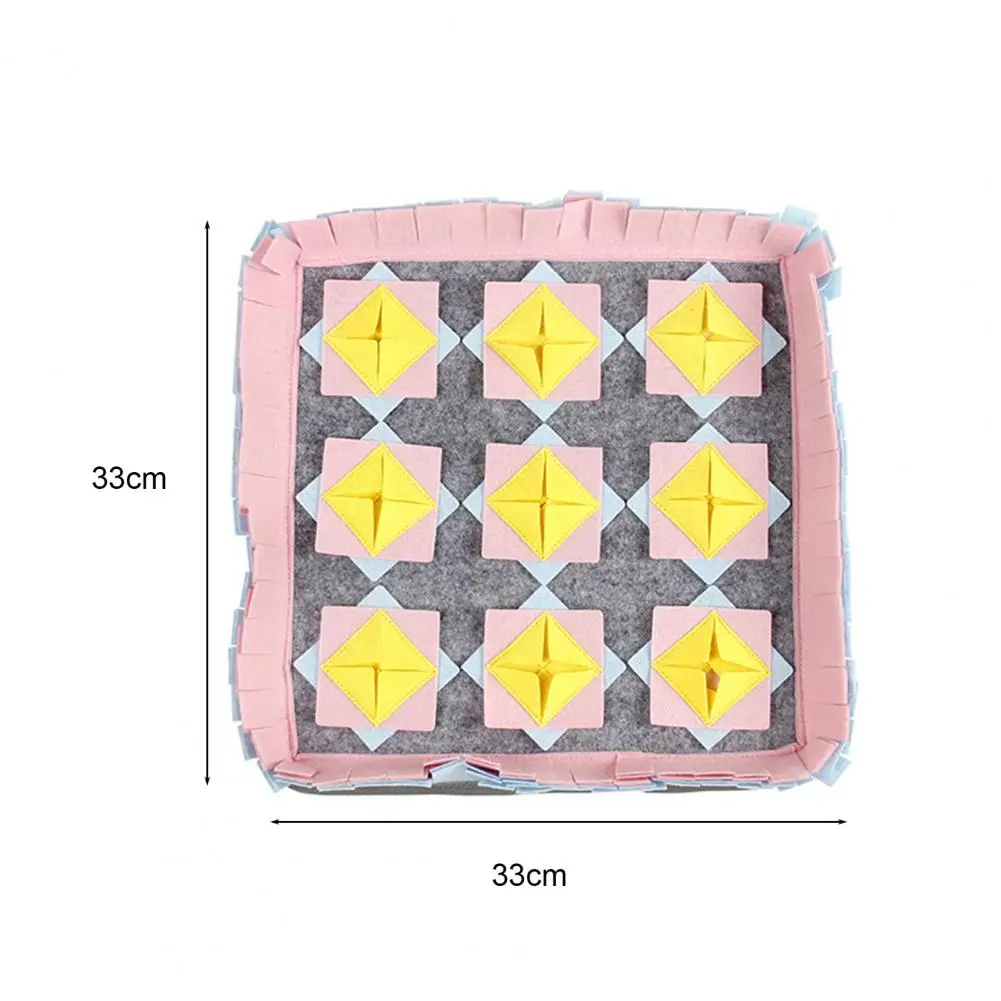 

Portable Snuffle Mat Square Slow Feeding Pet Supplies Dog Choking-proof Sniffing Blanket for Dog Feeder Supplies Accessories
