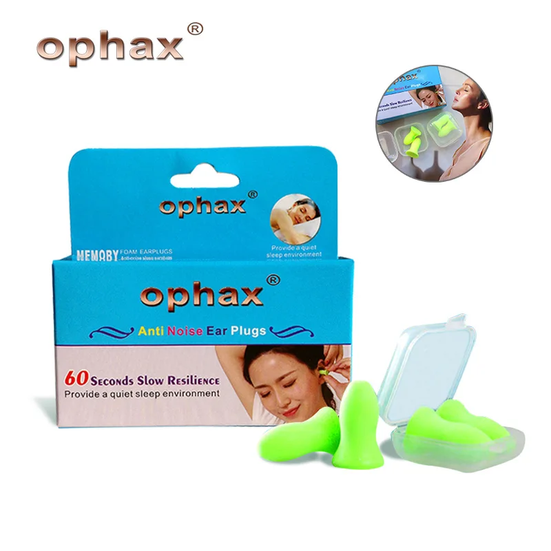 OPHAX 4 шт. бируши беруши для сна усовершенствованная версия мягкие пенопластовые