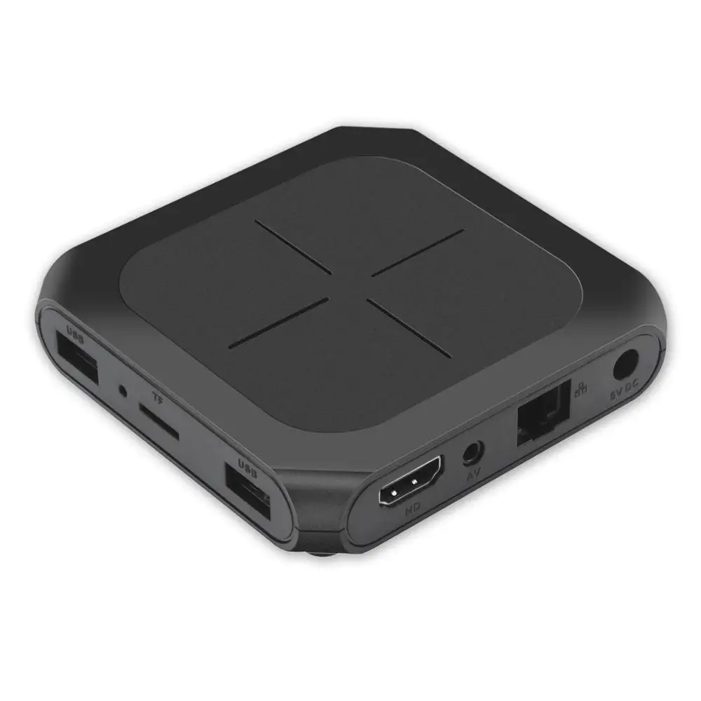 Умная ТВ приставка T96D android 7 1 ГБ 2 Гб ОЗУ 8 16 ПЗУ Двойной Wi Fi 4K светодиодные часы